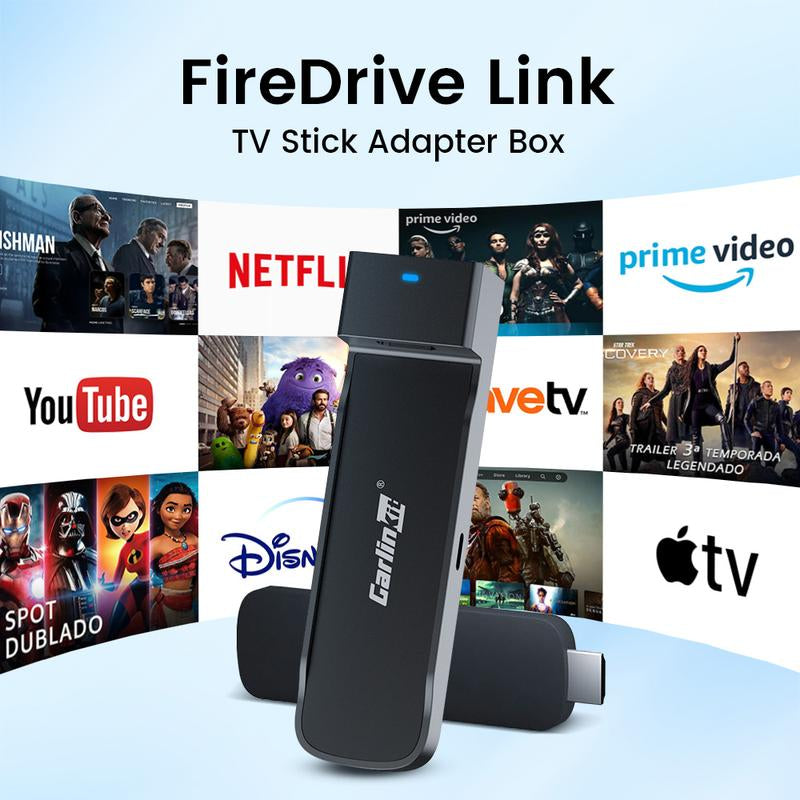 Carlinkit Fire TV Stick Specifically Designed for Amazon Fire TV Stick Enjoy Streaming in Your Car Wired Carplay to HDMI